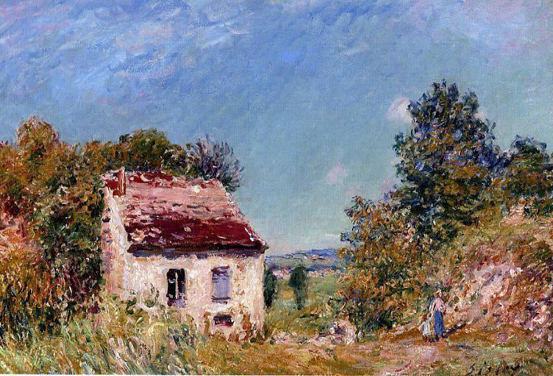 Alfred Sisley Abandoned House - Canvas Print