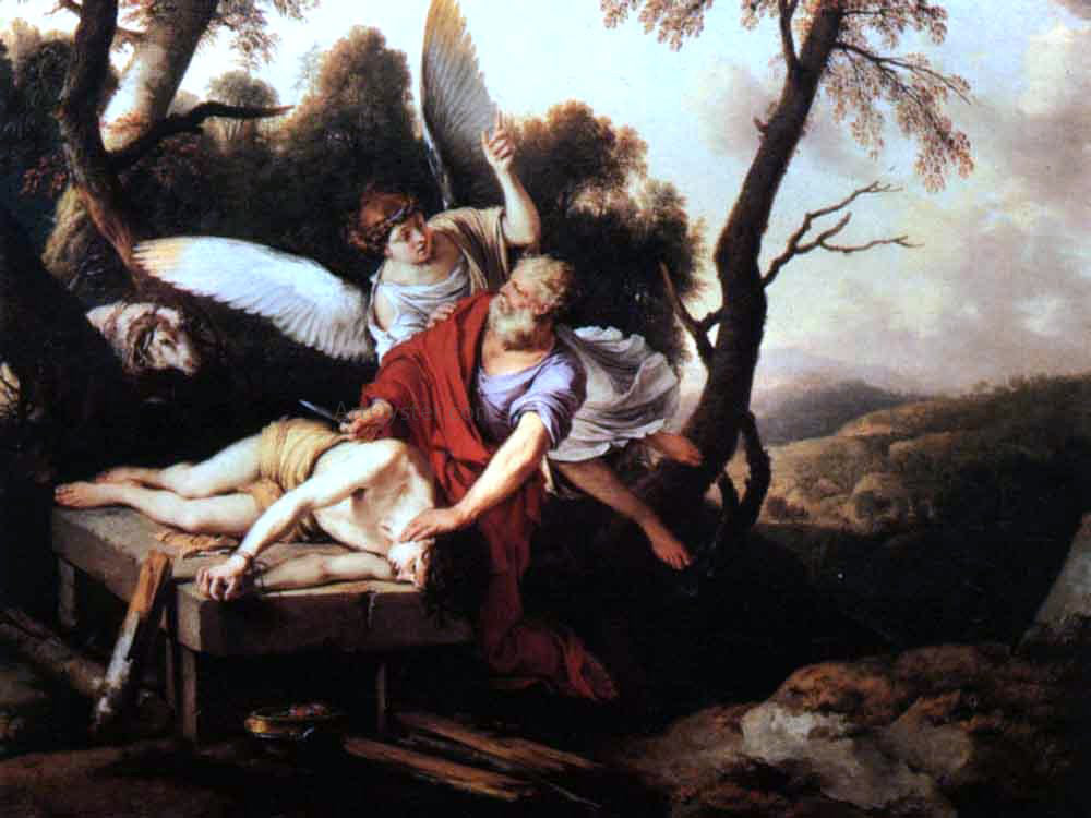 Laurent De La Hire Abraham Sacrificing Isaac - Canvas Print