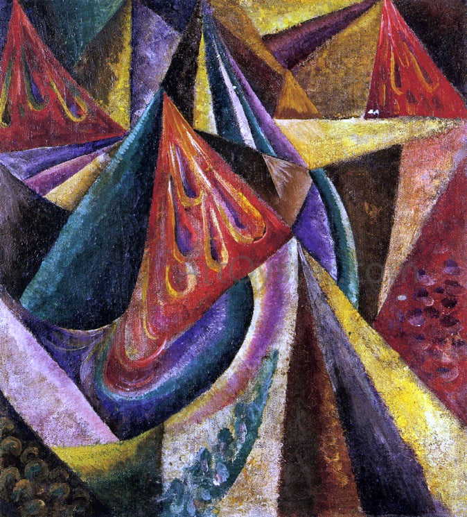 Alexander Bogomazov Abstract Composition - Canvas Print