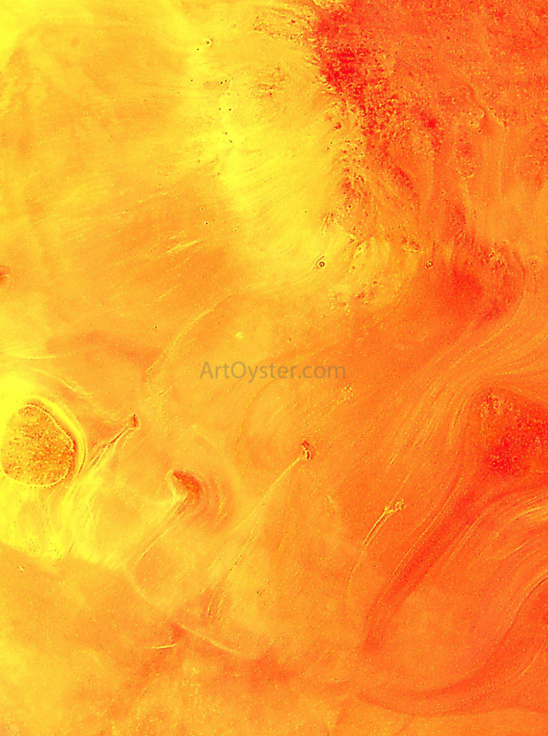 Our Original Collection Abstract on Fire - Canvas Print
