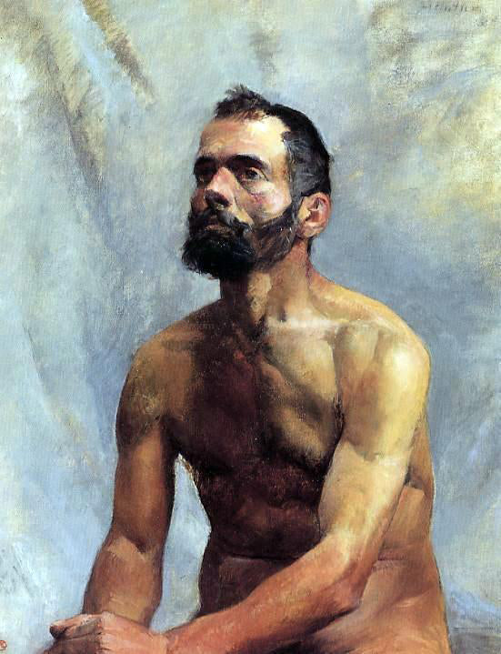 Henri De Toulouse-Lautrec Academic Study 'Nude' - Canvas Print