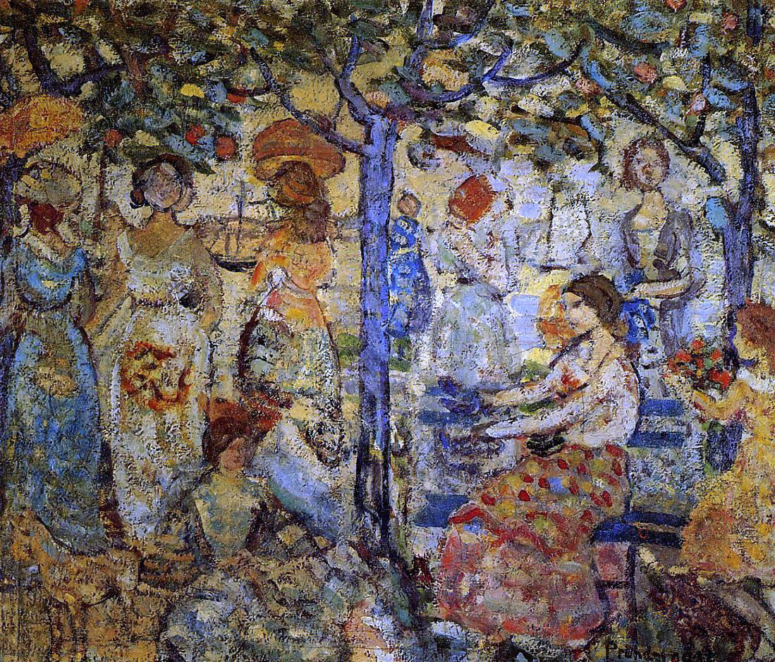Maurice Prendergast Acadia - Canvas Print