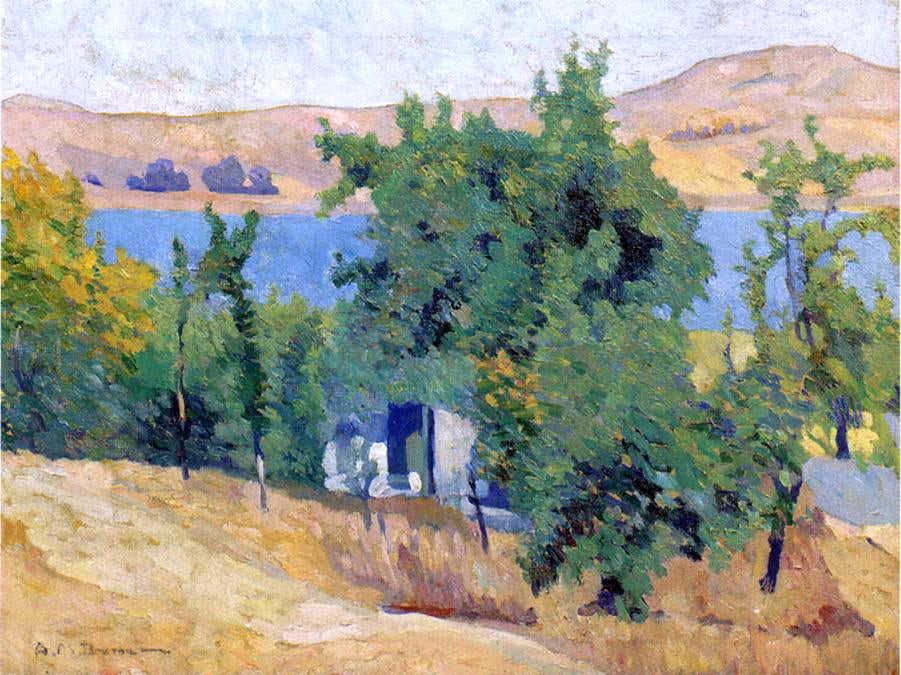 Anne Bremer Across Carquinez Straits - Canvas Print