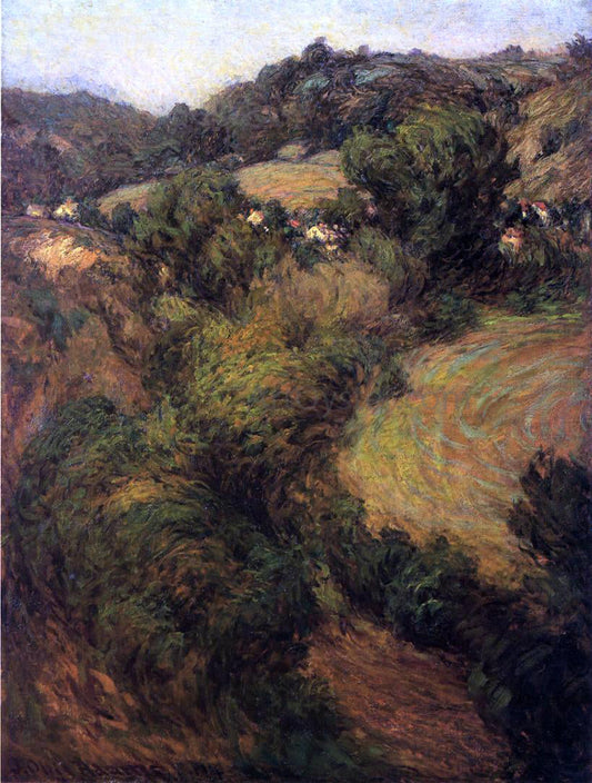 John Ottis Adams Across the Valley - Canvas Print