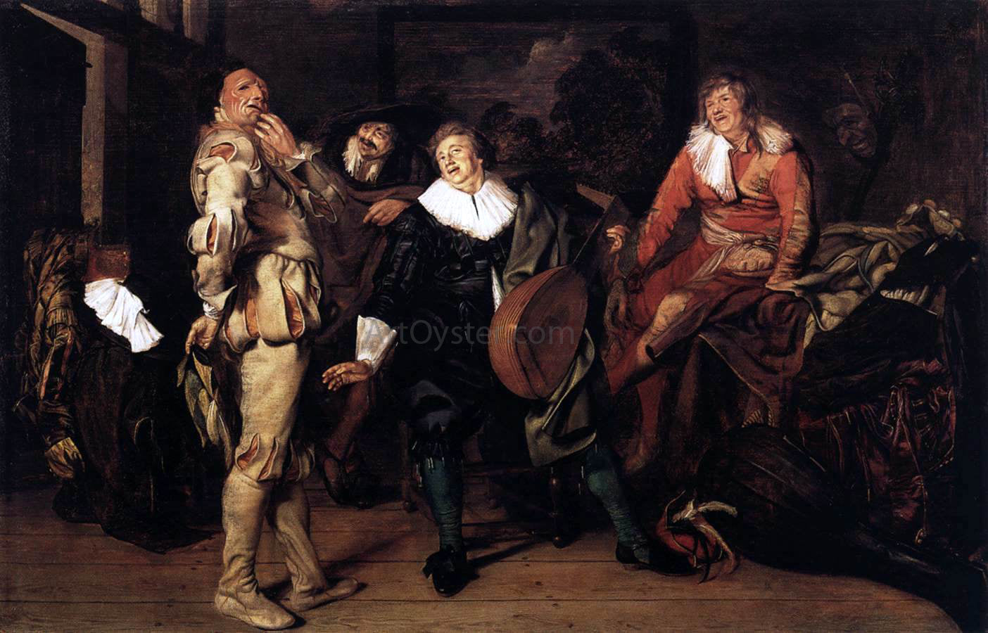 Pieter Codde Actors' Changing Room - Canvas Print
