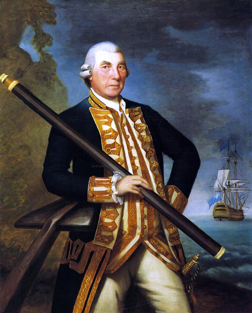 Ralph Earl Admiral Richard Kempenfelt - Canvas Print