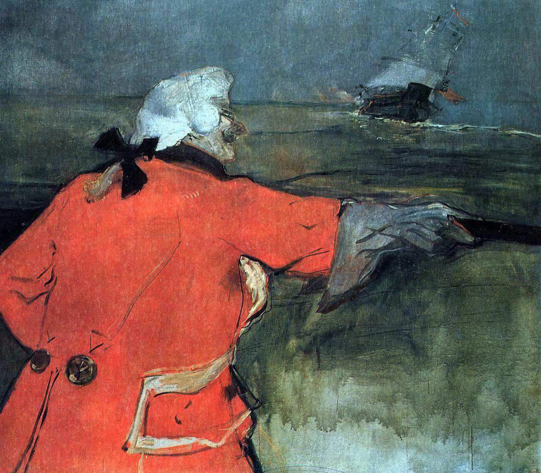 Henri De Toulouse-Lautrec Admiral Viaud - Canvas Print