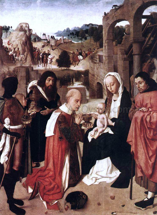 Geertgen Sint Jans Adoration of the Kings - Canvas Print