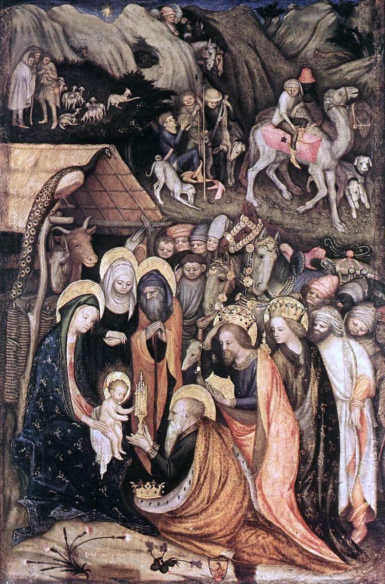 Stefano Da zevio Adoration of the Magi - Canvas Print