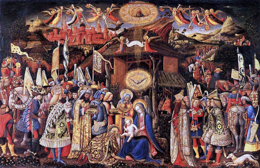 Antonio Vivarini Adoration of the Magi - Canvas Print