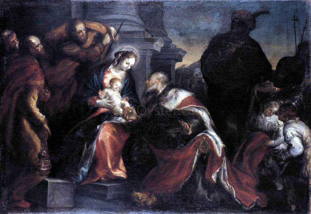 Francisco Camilo Adoration of the Magi - Canvas Print