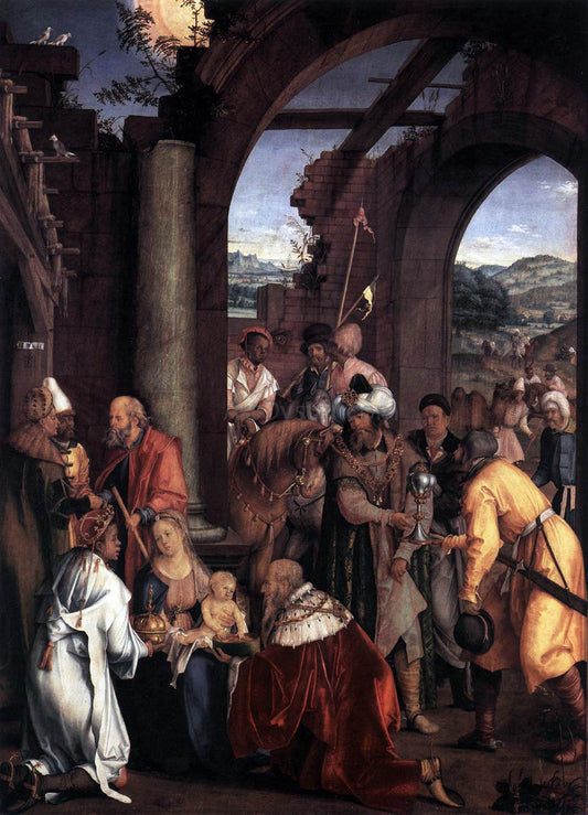 Hans Suss Von Kulmbach  Adoration of the Magi - Canvas Print