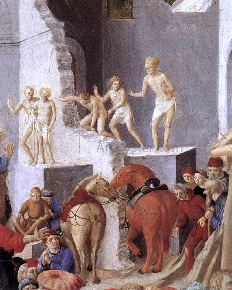 Fra Filippo Lippi Adoration of the Magi (detail) - Canvas Print