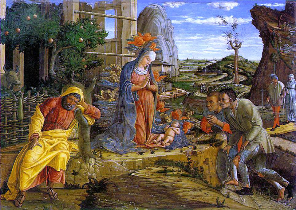 Andrea Mantegna Adoration of the Shepherds - Canvas Print