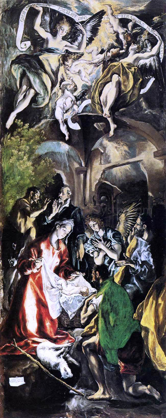 El Greco Adoration of the Shepherds - Canvas Print