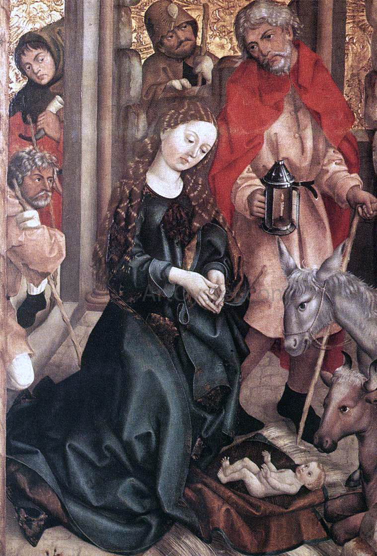 Unknown (2) Masters Adoration of the Shepherds - Canvas Print