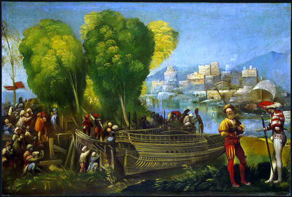 Dosso Dossi Aeneas and Achates on the Libyan Coast - Canvas Print