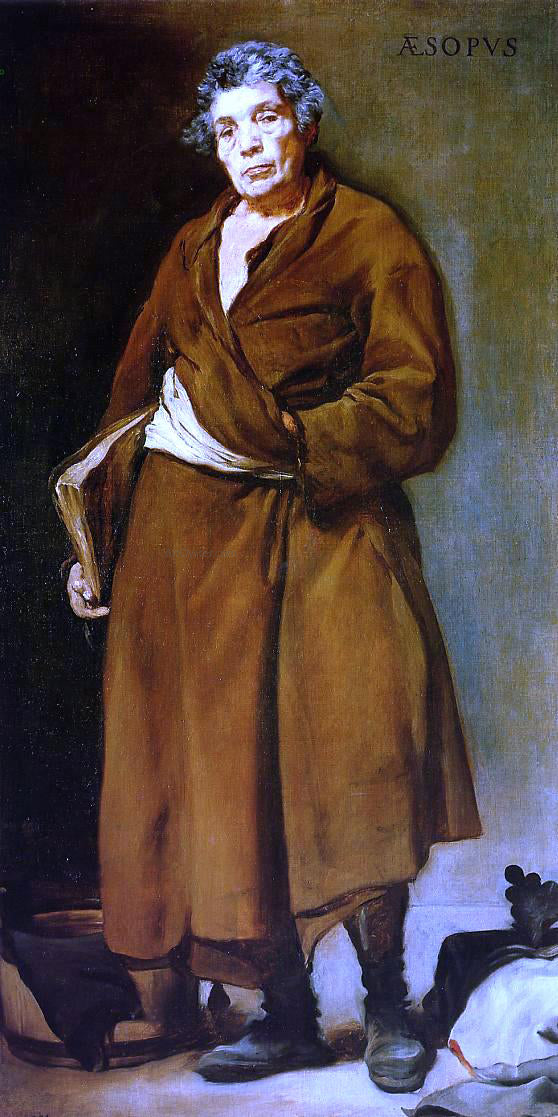 Diego Velazquez Aesop - Canvas Print