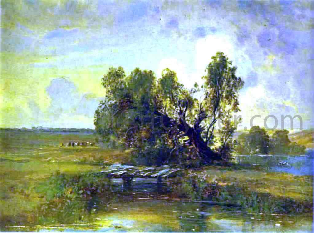Alexei Kondratevich Savrasov After a Thunderstorm - Canvas Print
