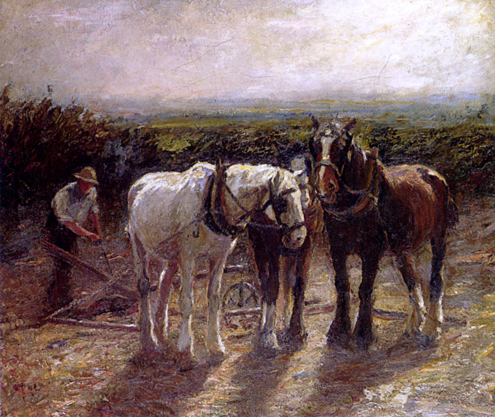 Harry Filder After Harvest - Canvas Print