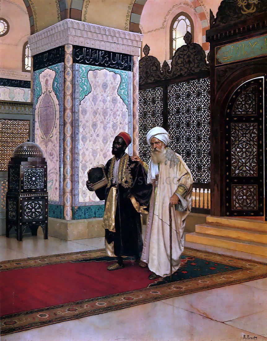 Rudolph Ernst After Prayer - Canvas Print