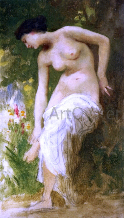 William Adolphe Bouguereau After the Bath - Canvas Print