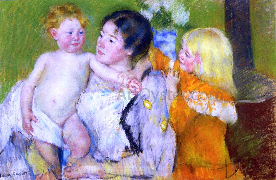 Mary Cassatt After the Bath - Canvas Print