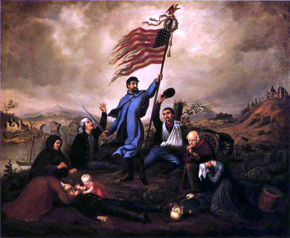 Henry Machen After the Battle - Canvas Print