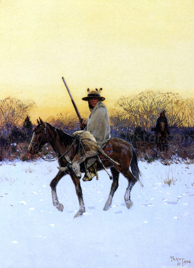 Henry F Farney After the Hunt - Canvas Print