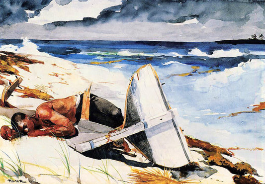 Winslow Homer After the Hurricane - Canvas Print