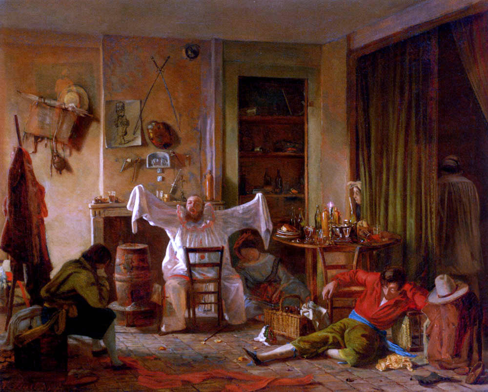 Antoine Jean Bail After The Performance - Canvas Print