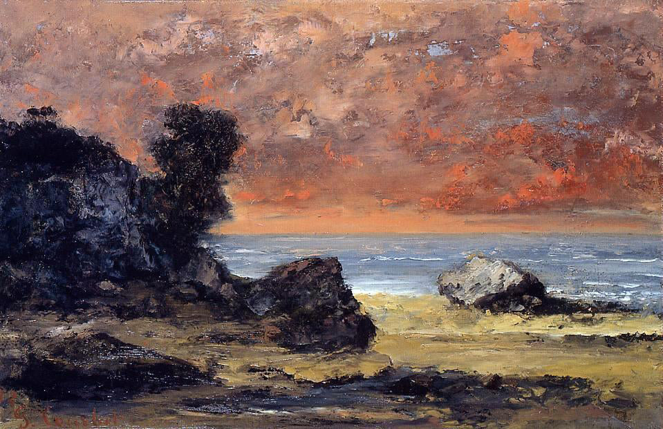Gustave Courbet After the Storm - Canvas Print