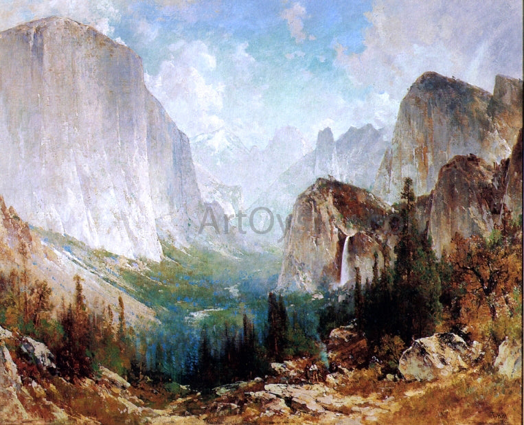 Thomas Hill After the Storm, Yosemite Valley - Canvas Print