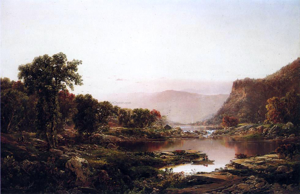 William Louis Sonntag Afterglow, Massanutten Mountains - Canvas Print