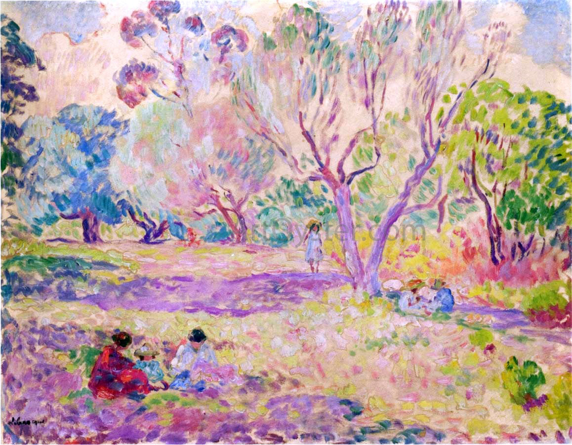 Henri Lebasque Afternoon in the Woods - Canvas Print