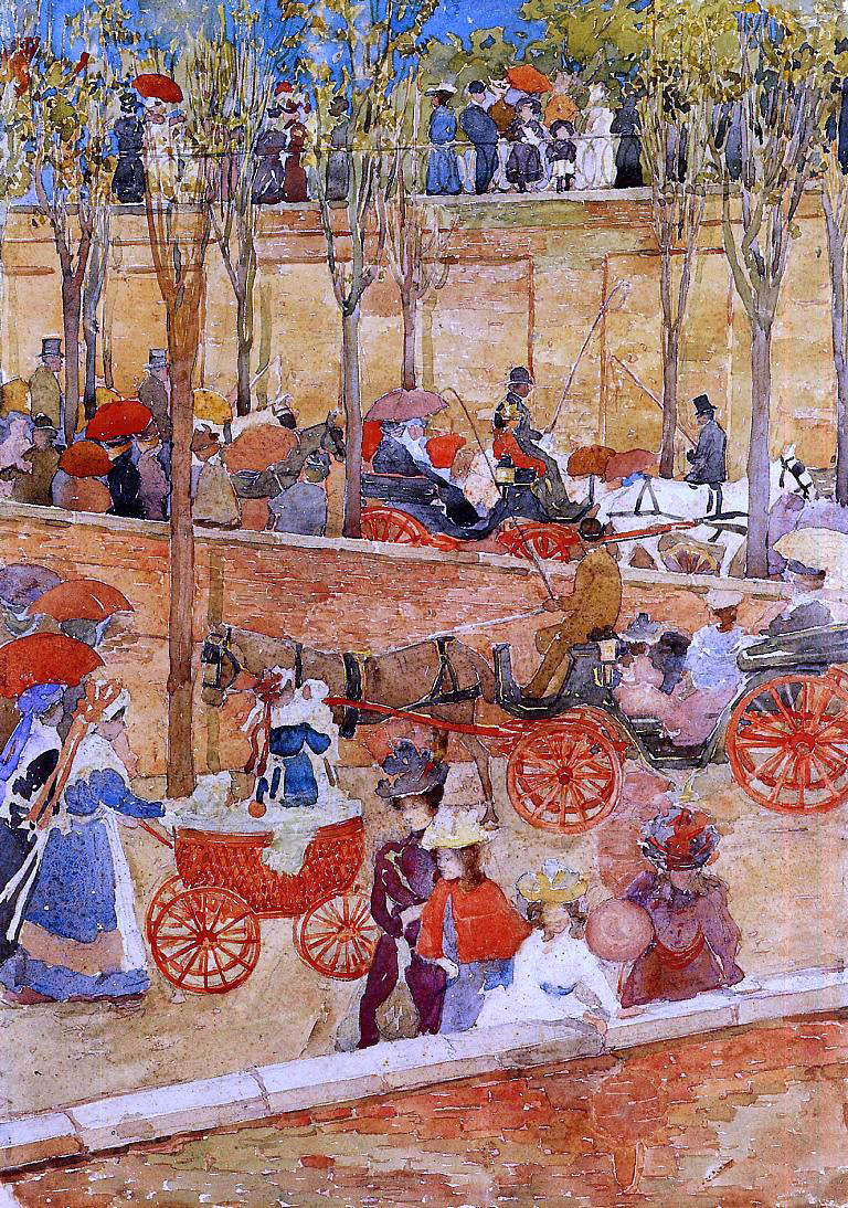 Maurice Prendergast Afternoon, Pincian Hill - Canvas Print