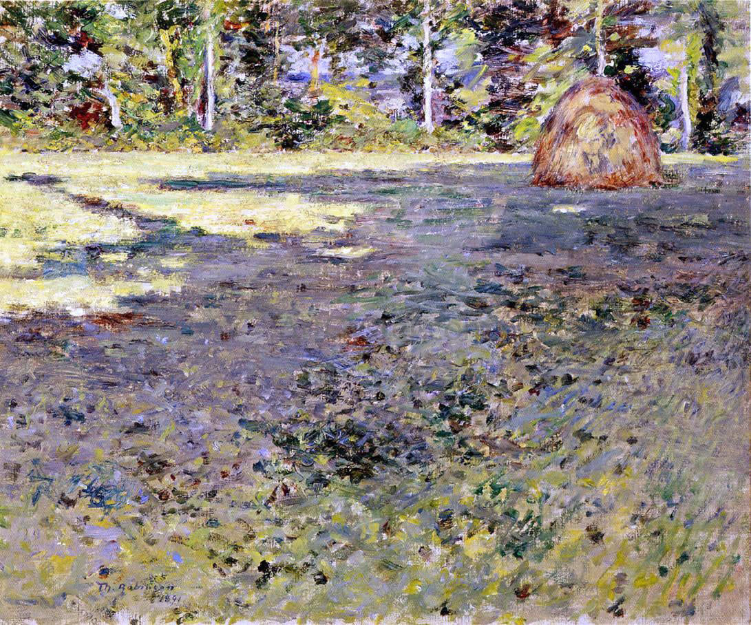 Theodore Robinson Afternoon Shadows - Canvas Print