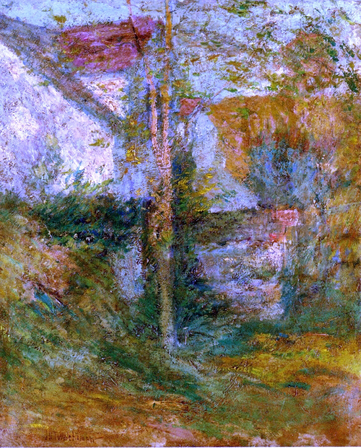 John Twachtman Afternoon Shadows - Canvas Print