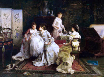 Alexander Rossi Afternoon Tea - Canvas Print
