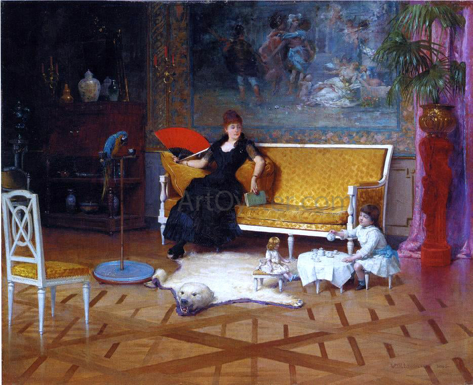 William H Lipincott Afternoon Tea - Canvas Print