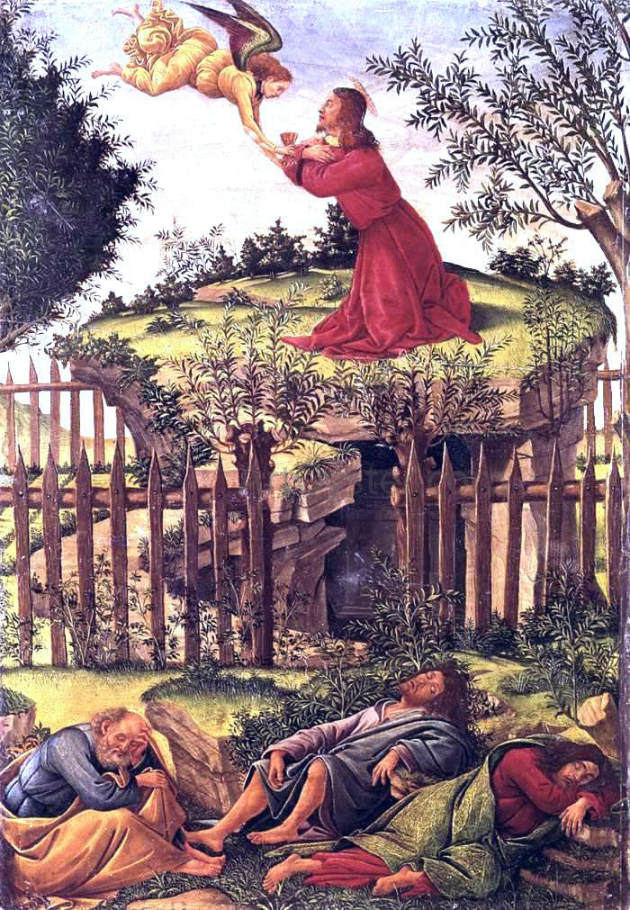 Sandro Botticelli Agony in the Garden - Canvas Print