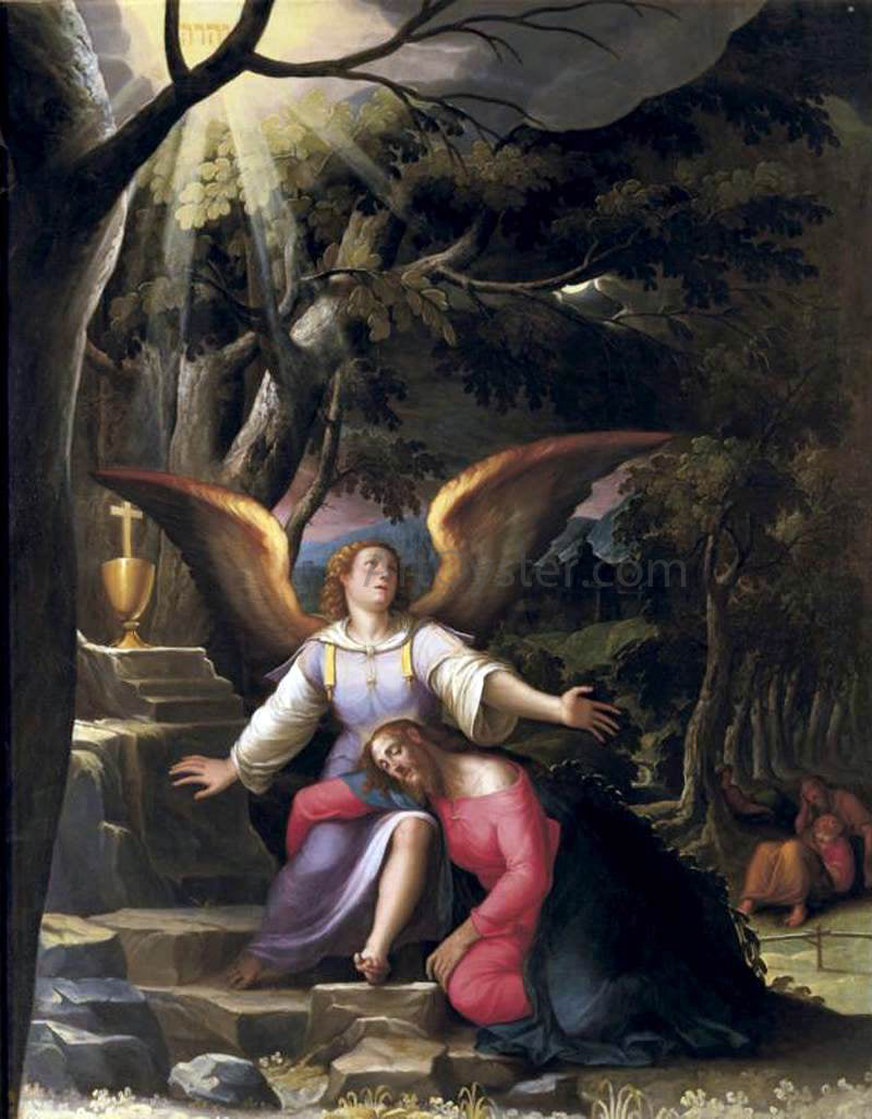 Jacopo Ligozzi Agony in the Garden - Canvas Print