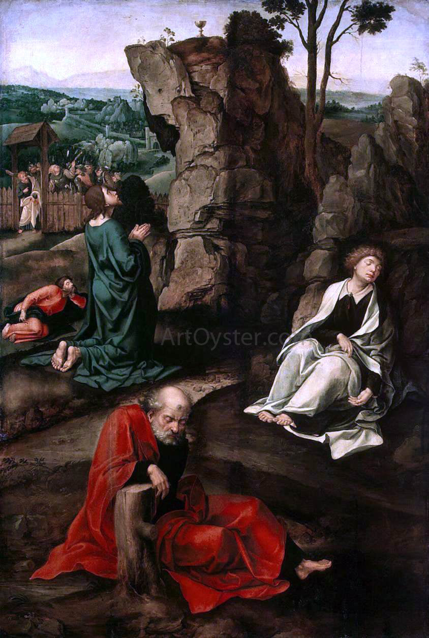 Pieter Coecke Van Aelst Agony in the Garden - Canvas Print