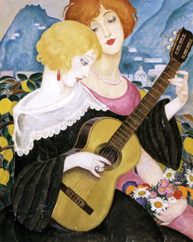 Gerda Wegener Air de Capri - Canvas Print