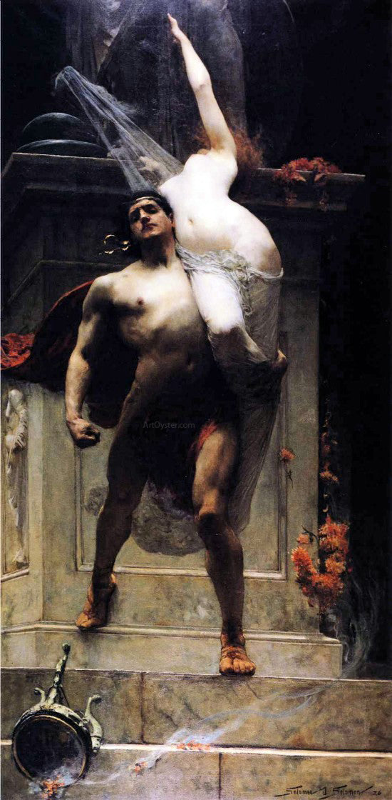 Solomon Joseph Solomon Ajax and Cassandra - Canvas Print