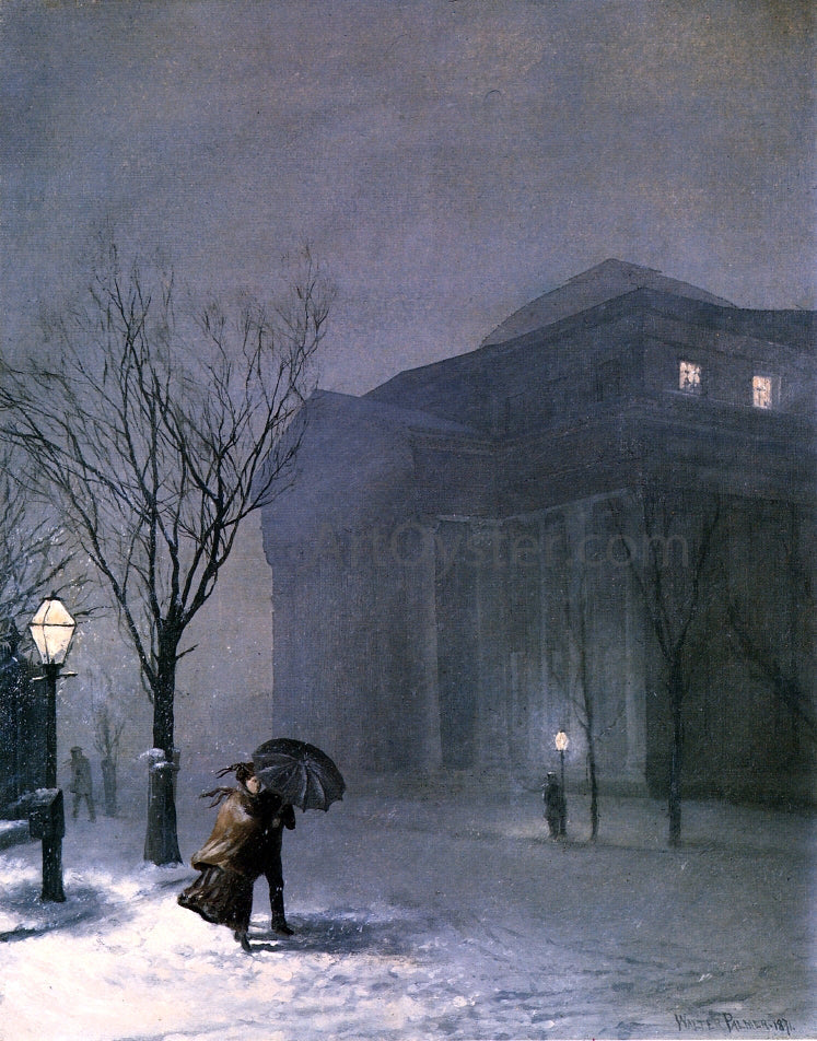 Walter Launt Palmer Albany in the Snow - Canvas Print