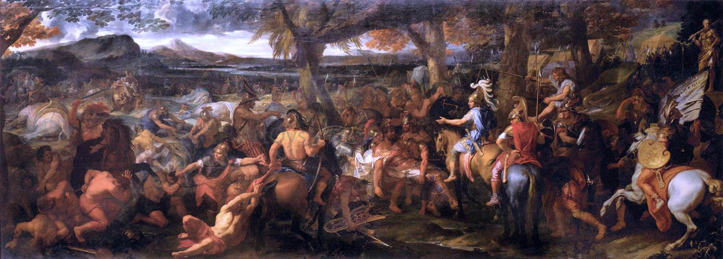 Charles Le Brun Alexander and Porus - Canvas Print