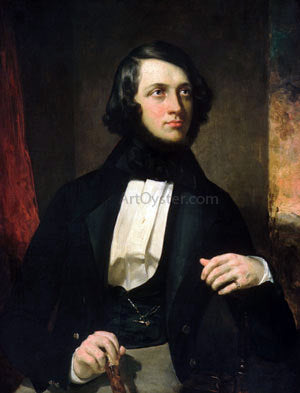 George Alexander Healy Alexander Van Rensselaer - Canvas Print