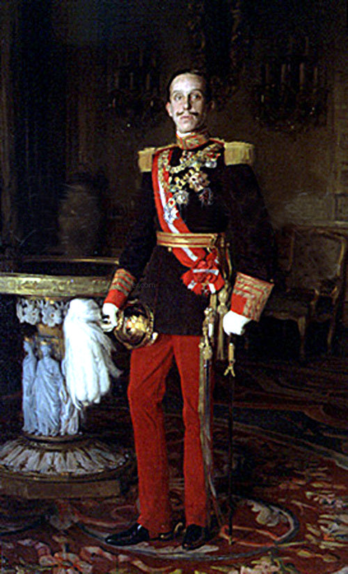 Luis Menendez Pidal Alfonso XIII - Canvas Print