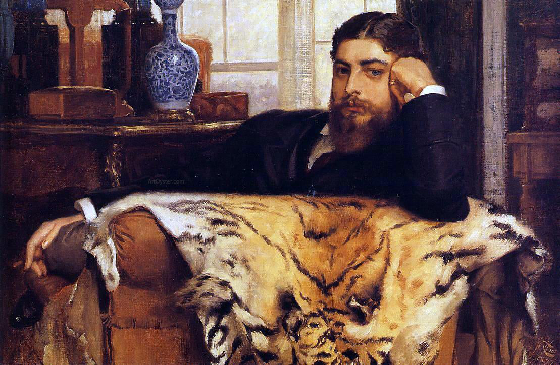 James Tissot Algeron Moses Marsden - Canvas Print
